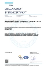 DNV ISO 9001:2015