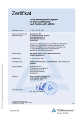 TÜV 2014/68/EU und AD2000-Merkblatt W0